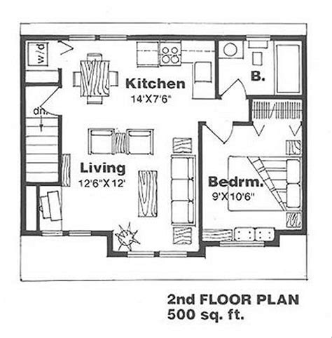 500 sq ft house plans 1 bedroom. Things To Know About 500 sq ft house plans 1 bedroom. 